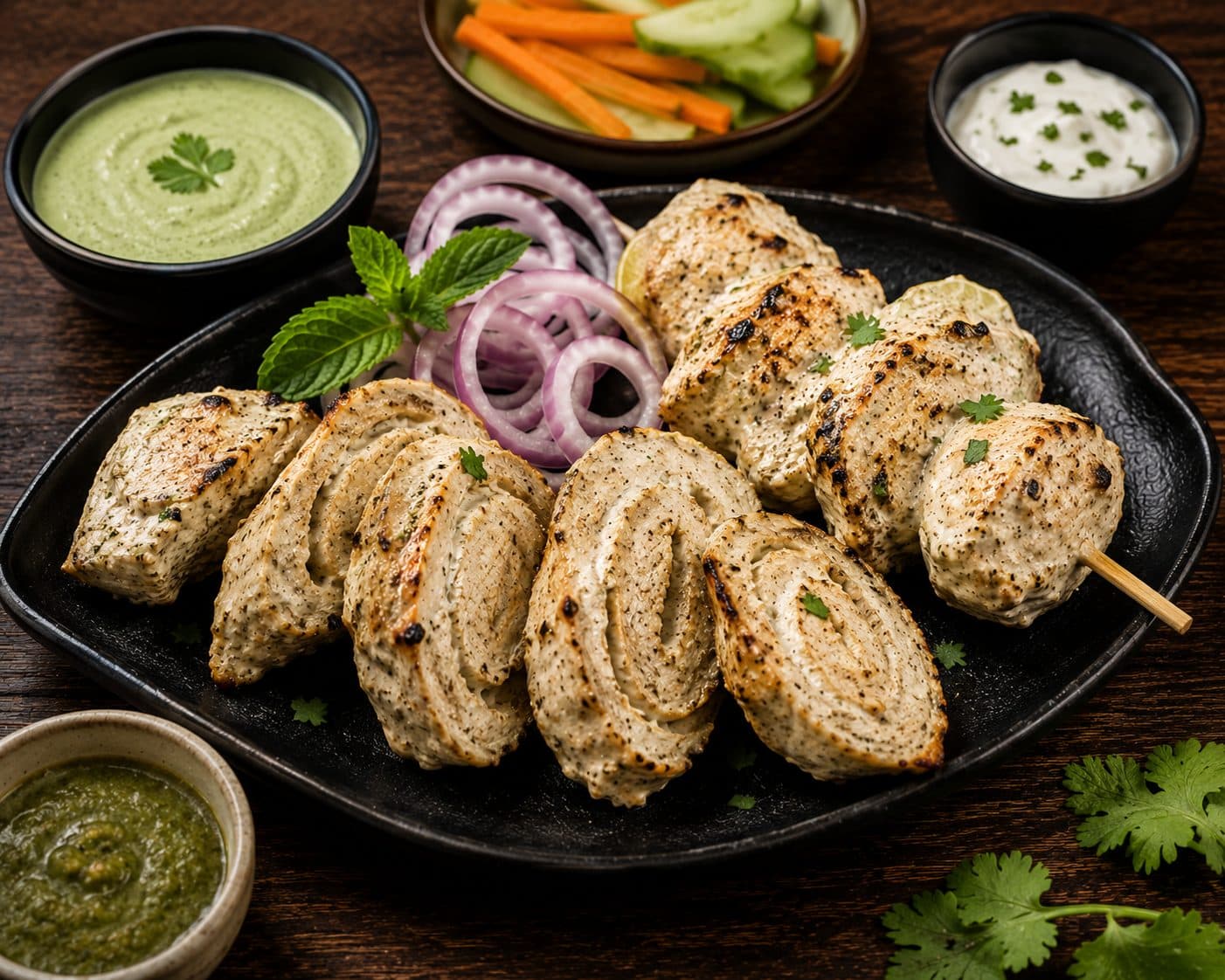 Creamy Soya Chaap